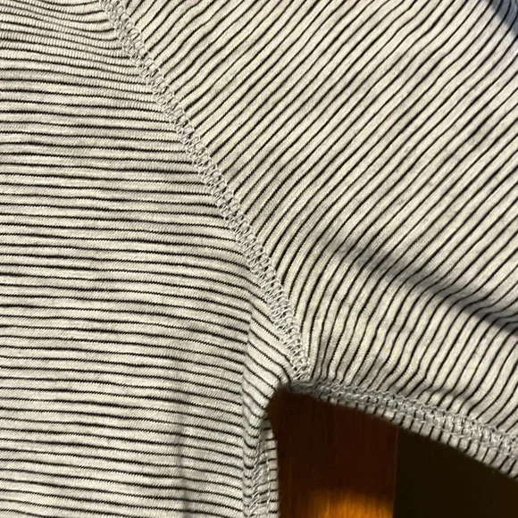 GAP Light Gray Striped Henley - Picture 8 of 10